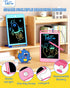 TEKFUN 2 Pack LCD Writing Tablet for Kids, 8.5 Inch Blue+Pink Doodle Board Drawing Board Drawing Tablet with Lanyard, Educational Kids Easter Todd...