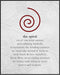 Posterizer 1 pcs-the spiral symbol-Spiritual Print-Motivational & Inspirational Art-Teachers & Classrooms-Gift For Buddhism Meditation philosophy ...