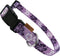 Dog Collar, Cute Floral Pattern, Soft and Adjustable Collar with Quick Release Buckle (M (Neck 14-24", Width 3/4"), Hawaiian Purple)...