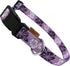 Dog Collar, Cute Floral Pattern, Soft and Adjustable Collar with Quick Release Buckle (M (Neck 14-24", Width 3/4"), Hawaiian Purple)...