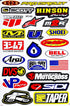 Dirt Bike Motorcycles Supercross Motocross ATV Lot 6 vinyl decals stickers D6015...