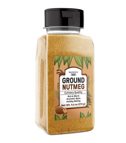 Unpretentious Ground Nutmeg, 9.6 oz, Rich & Warm, Traditional Spice, Aromatic...