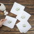 11" Embroidered Lace Cotton Handkerchiefs for Women, Elegant Floral Ladies Hankies with Lace Edge for Daily Use Party Wedding...