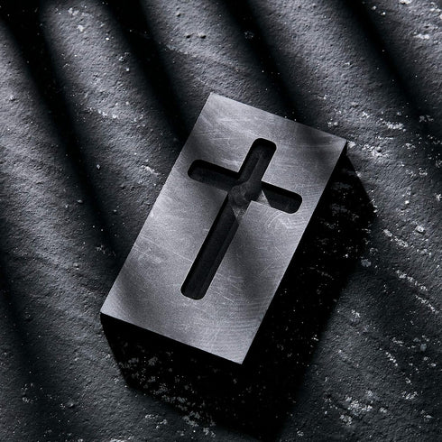 Skyley Cross Graphite Casting Ingot Mold Metal Refining Scrap Melting Casting Mould for Gold Silver Metal...