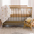 Crane Baby Soft Cotton Crib Mattress Sheet, Fitted Sheet for Cribs and Toddler Beds, Copper Dash, 28”w x 52”h x 9”d...