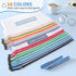 Umriox 16 Pack A5 Zipper Pouch, Mesh Bags with Zipper, Pencil Pouches, Zipper Bags for Puzzles, Office and Travel Supplies...