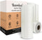 6 Rolls of Bamboo Reusable Paper Towels - Heavy Duty & Super Absorbent | Durable, Ecofriendly Machine Washable Paper Towels | 100% Rayon Derived F...