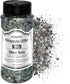 Holographic Chunky Glitter, 100g/0.35oz Silver Grey Cosmetic Craft Glitter for Epoxy Resin, Nail Sequins Iridescent Flakes, Body, Face, Hair, Nail...