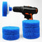 7 Piece Drill Brush Attachment Set - Power Scrub Pad Cleaning Kit – Power Scrubbing Drill Attachment - Cleaning Scouring Pads (Blue)...