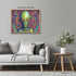 Posterizer 1 pcs- psychedelic funky hippie colorful sci fi alien 3-Fantasy & Fiction Art-Retro Art- Living Room Bedroom Decor- unframed wall art...