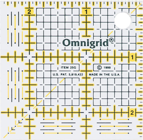 Omnigrid Square Value Pack Quilting Ruler, Clear...