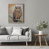 Posterizer 1 pcs- print of an owl on a tree in oil painting style-Art for Animal Lovers-Floral Botanical Art- Gift for Men Women-Decor for Bedroom...