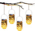 Mason Jar Solar Lantern Lights, 8 Pack 30 LED Bulbs Fairy Star Firefly Solar Lids Jar Lights,8 Hangers Included(No Jars),for Patio Garden Mason Ja...