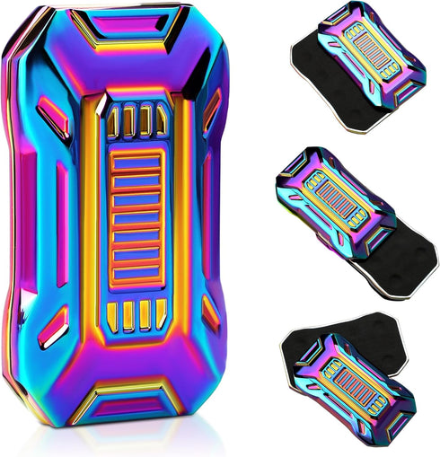 Slider Fidget Toy, Metal Fidget Toys for Adults Fidgets, Rainbow Fidget Toys for Kids, Teens, EDC Fidget Toys for Anexity, ADHD, Stress Relief Ite...