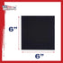 US Art Supply 6 X 6 inch Black Professional Artist Quality Acid Free Canvas Panels 6-Pack (1 Full Case of 6 Single Canvas Panels)...