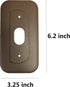 Wall Plate with 30 Degree Angle Mount for Nest Hello Video Door Bell - Coffee...