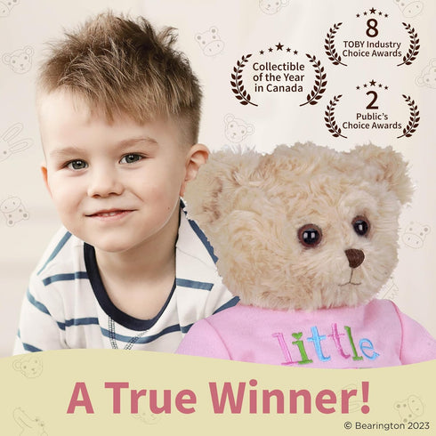 Bearington Little Sister Teddy Bear for Girls, 12 Inch Teddy Bear Stuffed Animal...