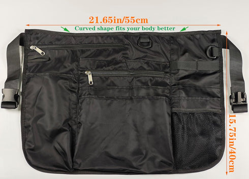 Waterproof Cleaning Apron with 8 Pockets,Housekeeping Uniform Supplies,Durable Caddy Costume Work Apron...