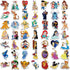100Pcs Disney Princess Character Themed Waterproof Stickers for Gifts Water Bottles Cup Laptop Phone Guitar Car Motorcycle Bike Skateboard Luggage...