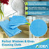 AIDEA Microfiber Glass Cleaning Cloths-8PK, Lint Free Streak Free Cleaning Towels, Quickly Clean Windows, Glass, Mirrors, Windshields, Stainless S...