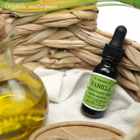 Dr Adorable - 0.6 oz with dropper - Vanilla Absolute Essential Oil - 100% Pure Natural Organic...