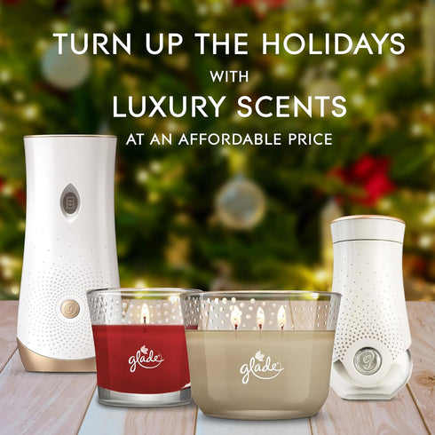 Glade PlugIns Refills Air Freshener, Scented and Essential Oils for Home and Bathroom, Cozy Vanilla Cappuccino, Limited Edition Scent, 4.69 Fl Oz,...
