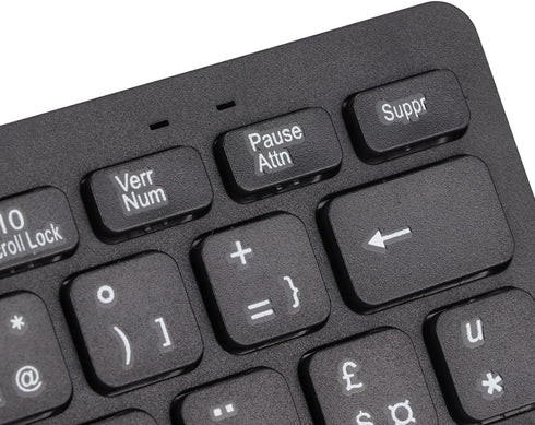 Yoidesu Wired Keyboard, TT-A01 78 Keys USB Keyboard Mute Ultra Thin Mini Russian/French/German Keyboard for PC Laptop Desktop Computer (French)...