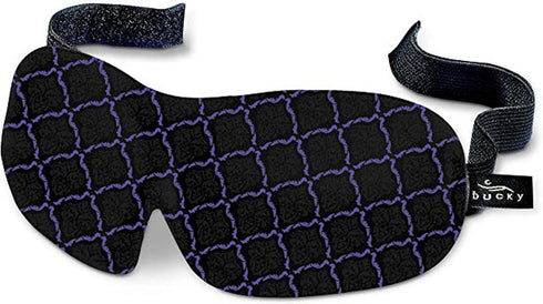 Bucky 40 Blinks No Pressure Printed Eye Mask for Travel & Sleep, Lattice, One Size...