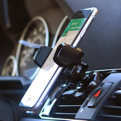 iOttie Easy One Touch Mini Air Vent Car Mount Holder Cradle for iPhone Xs Max R 8 Plus 7 Samsung Galaxy S10 E S9 S8 Plus Edge, Note 9 & Other Smar...