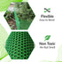 Upgraded Plastic Chicken Wire Fence Mesh - 15.7IN x 10FT- Black/Green/White Colors - Hexagonal Fencing for Gardening - Poultry Netting, Floral Net...