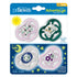 Dr. Brown's Advantage Glow-in-the-Dark Baby Pacifier, Fully Symmetrical Soother with Soft Silicone Bulb, Scooter Squirrel-Purple Nature, 6-18m, BP...