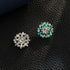 4Pcs Rhinestone Buttons, Crystal Applique Embellishments in Clothes DIY Jewelry Decoration for Crafts Wedding Party Bouquet Sew on Clothing Button...