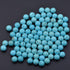 LPBeads 100PCS 8mm Blue Turquoise Gemstone Round Loose Beads for Jewelry Making with Crystal Stretch Cord...