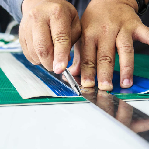 5 Pieces 360 Degree Swivel Craft Knife Rotating Replacement Blade Circle Cutting Knife Tool with Box for Vinyl Paper Foam Crafts...