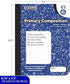 BAZIC Primary Journal Composition Book Blue Marble, 100 Sheet Writing Grades K- 2 Notebook Journal Comp Notebooks for Kindergarten Kids School, 1-...