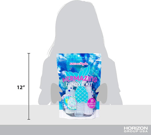 Just My Style Mer-Mazing Tie-Dye by Kit Horizon Group Usa, Create 15 DIY Tie Dye Projects. Kit Includes Gloves,Color Mixing Bottles,Mermaid Themed...