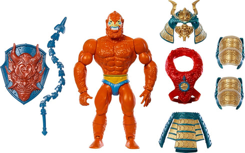 Masters of the Universe Origins Turtles of Grayskull Beast Man Action Figure Toy, 16 Articulations, TMNT & Motu Crossover with Accessories...