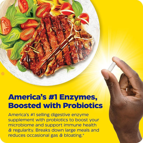 Enzymedica Digest Gold + Probiotics, 2-in-1 Formula for Gut Health, Digestive Enzymes & 1.5 Billion Active Probiotic Cultures, 45 Count...