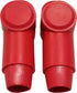 (Red) 3/8" Stud Terminal Cover - Electrical Battery Connection Insulator (2 Pack)...