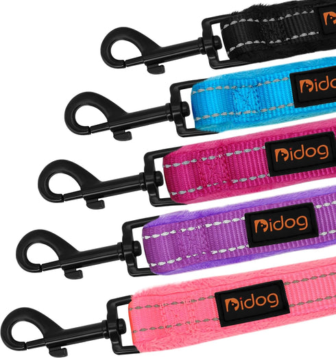 Didog Dog Walking Leashes 4 FT Long with Soft Warm Flannel Padded Handle,Reflective Dog Leash Night Safety Fit Small Medium Dogs...
