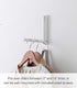 Smart Over The Door Coat Hook Organizer Collapsible Foldable Rack for Entryway Or Bedroom Closet - 2-Hook - Steel...