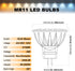 ALIDE 3W MR11 LED Light Bulbs, 12v 20w 35w Replacement, Low Voltage Fiber Optics Christmas Tree Outdoor Landscape Bulb, G4/GU4/GZ4 Bi-Pin Base, So...
