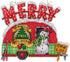 Dimensions Holiday Truck Christmas Ornaments Counted Cross Stitch Kit for Beginners, 14 Count Plastic Canvas, 4pc...
