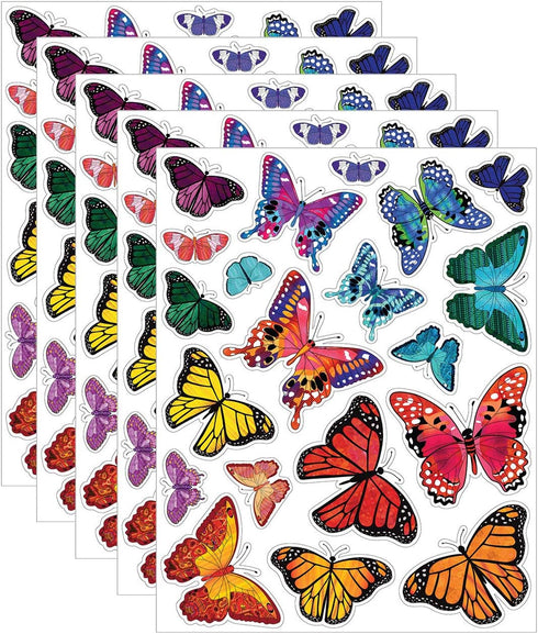 Iconikal Static Cling Window Decorations, Butterfly, 100-Count...