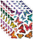 Iconikal Static Cling Window Decorations, Butterfly, 100-Count...