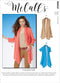 McCall's Pattern M8052Y Misses' Shawl Collar Cardigans Y (XSM-SML-MED), Various...