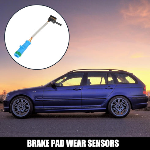 X AUTOHAUX 2pcs Car Front Rear Brake Pad Electronic Wear Sensor Indicator 2319050014 1695401617 for Mercedes-Benz C43 AMG 2017...