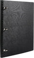 Telescoping 3 Ring Binder-Black, Flexible Binder with Elastic Rubble Spine+3 Round Rings, Flat Writing Binder...