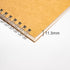 DSTELIN 9 inch x 6 inch, 100GSM, Blank Spiral Notebook, 1-Pack, Soft Cover, Sketch book, 160 Pages / 80 Sheets, (Brown)...