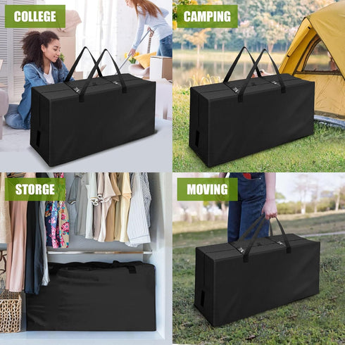 Folding Mattress Bag Waterproof 60"x27"x13" Fits up to 4 Queen Mattress Heavy Duty Durable Mattress Carry Case for Tri-Fold Guest Bed Mattress Mat...